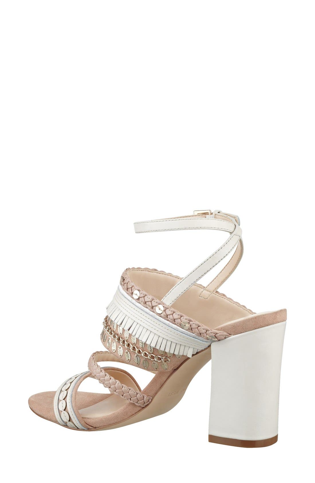 Nine West 'Baebee' Block Heel Sandal, Alternate, color, 