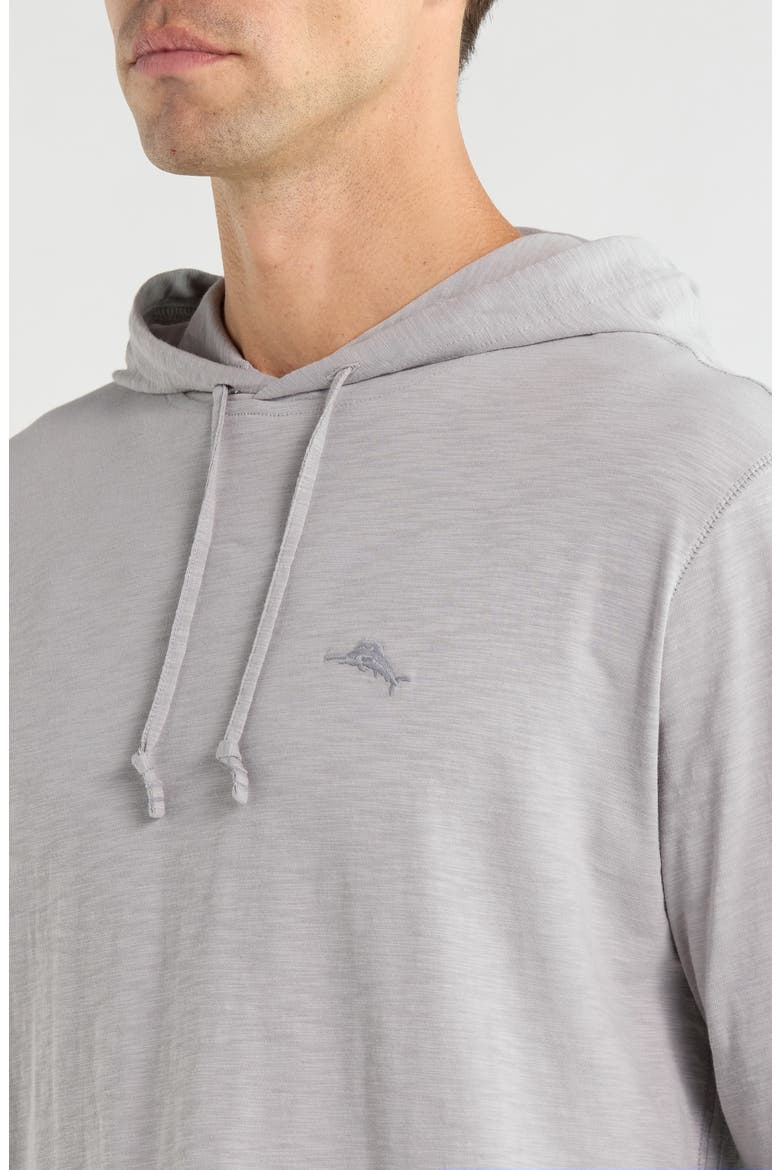 Shades of Paradise Lux Pullover Hoodie, Alternate, color, ULTIMATE GRAY
