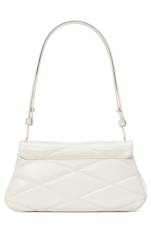 Kate Spade New York Grace Diamond Quilted Leather Shoulder Bag In Cream
