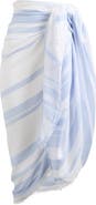 Nordstrom Sheer Stripe Pareo Wrap