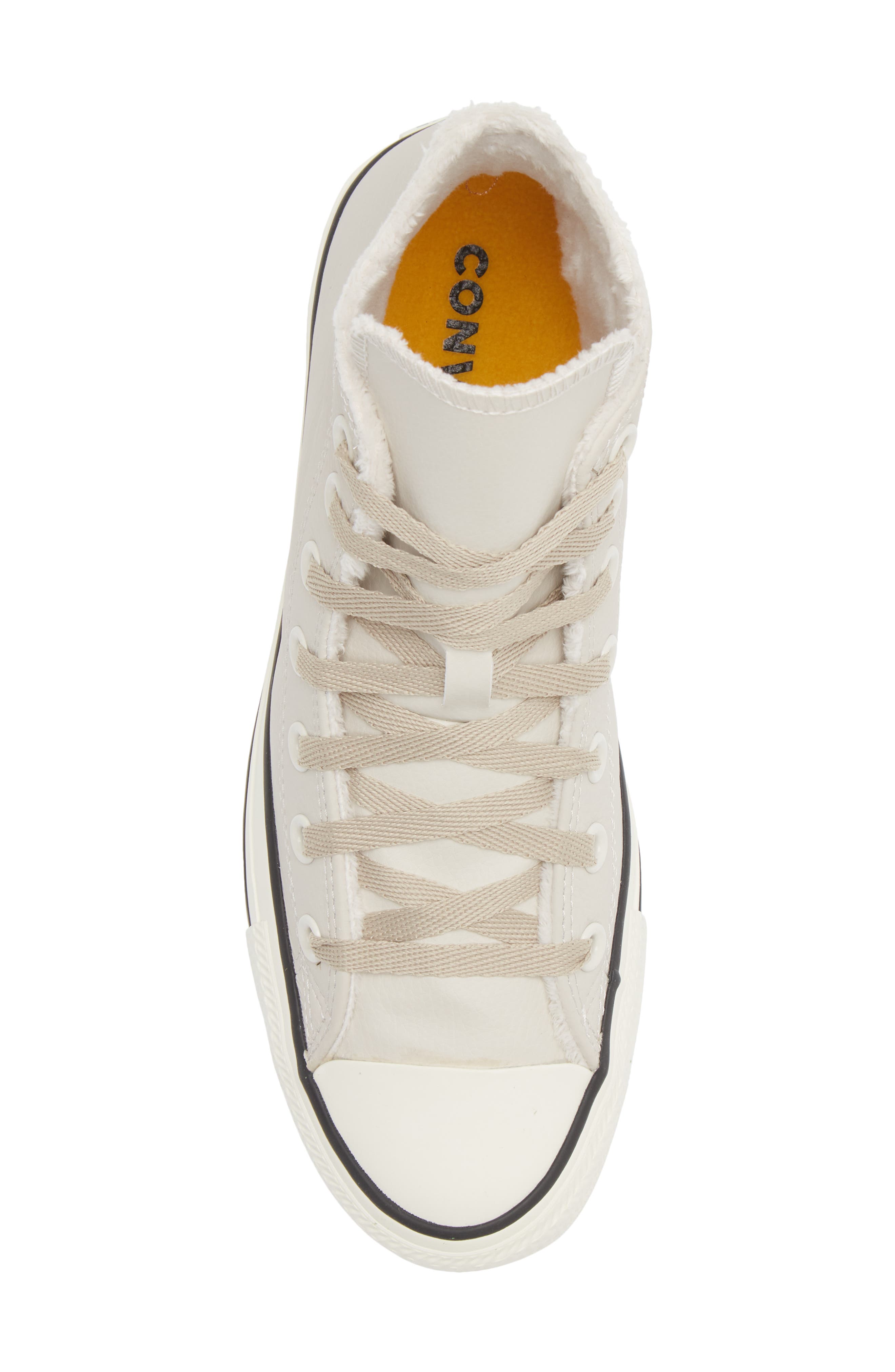 Chuck Taylor All Star High Top Sneaker, Alternate, color, DESERT SAND/EGRET