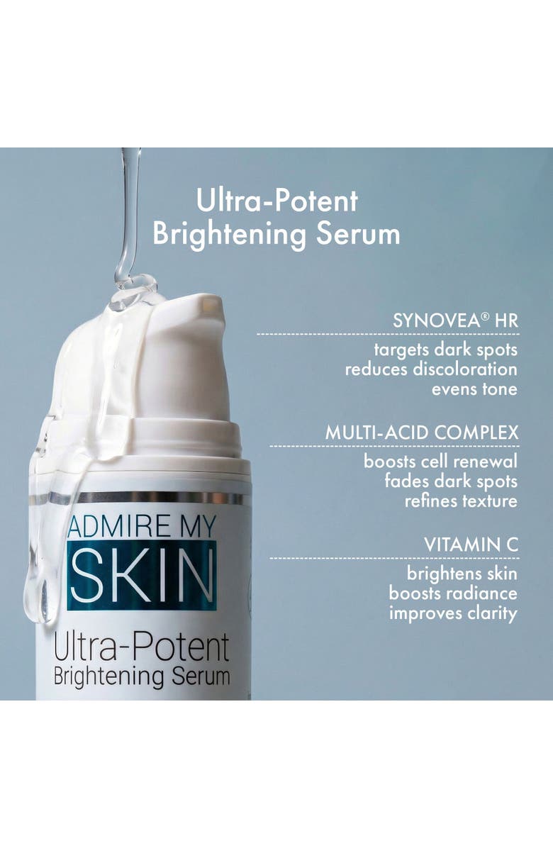 Admire My Skin Ultra Potent Brightening Serum Dark Spot Corrector, Alternate, color, Clear