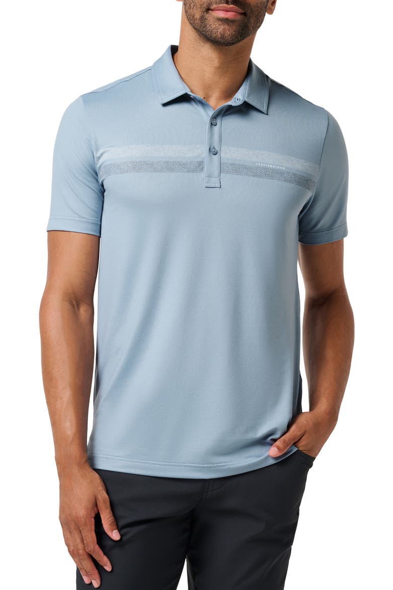 Featherweight Polo, Main, color, ASH BLUE