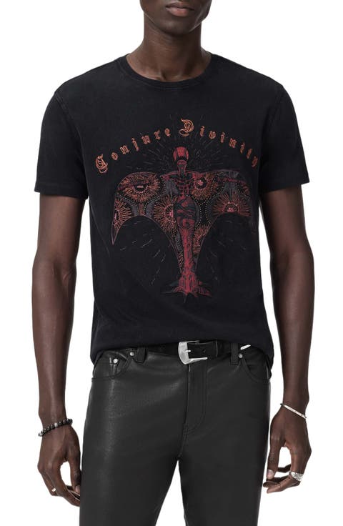 Deco Goddess Embellished Organic Cotton T-Shirt