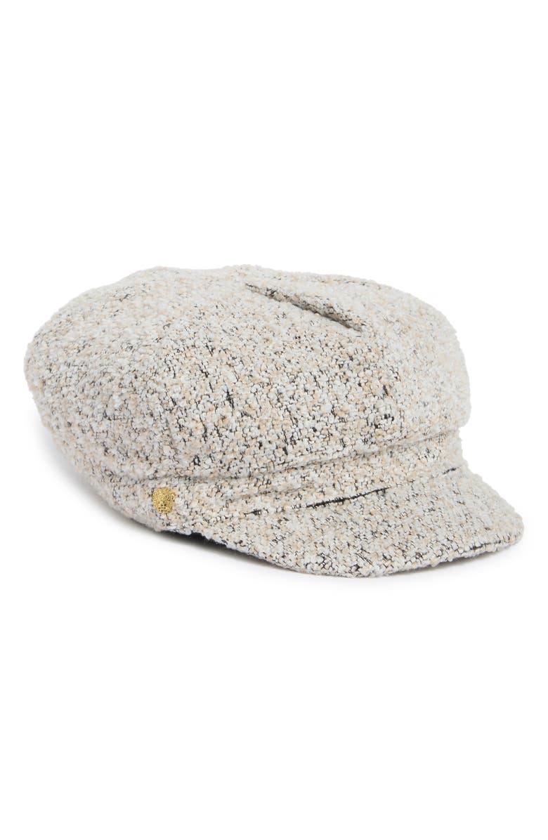 Vince Camuto Bouclé Newsboy Cap, Main, color,