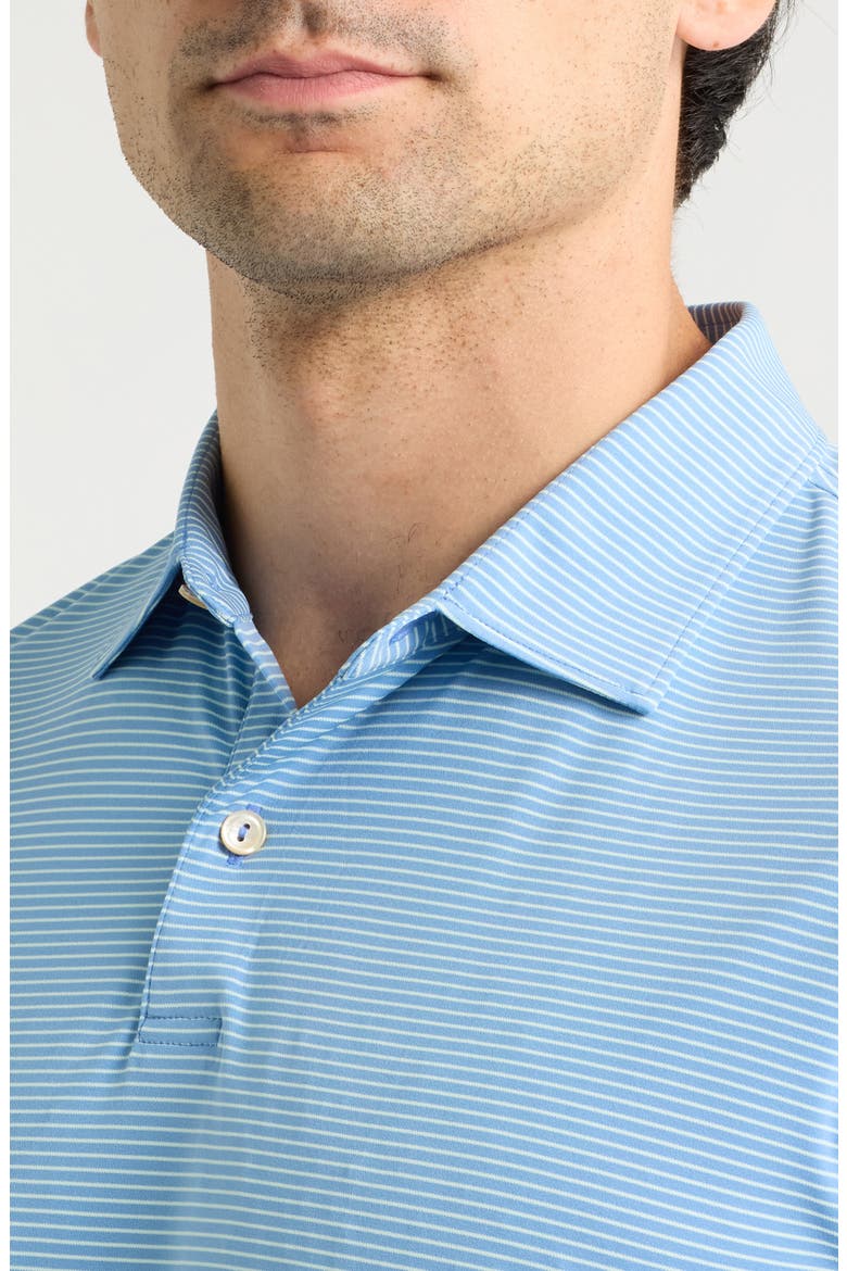 Park Stripe Featherweight Performance Polo, Alternate, color, HYPER BLUE