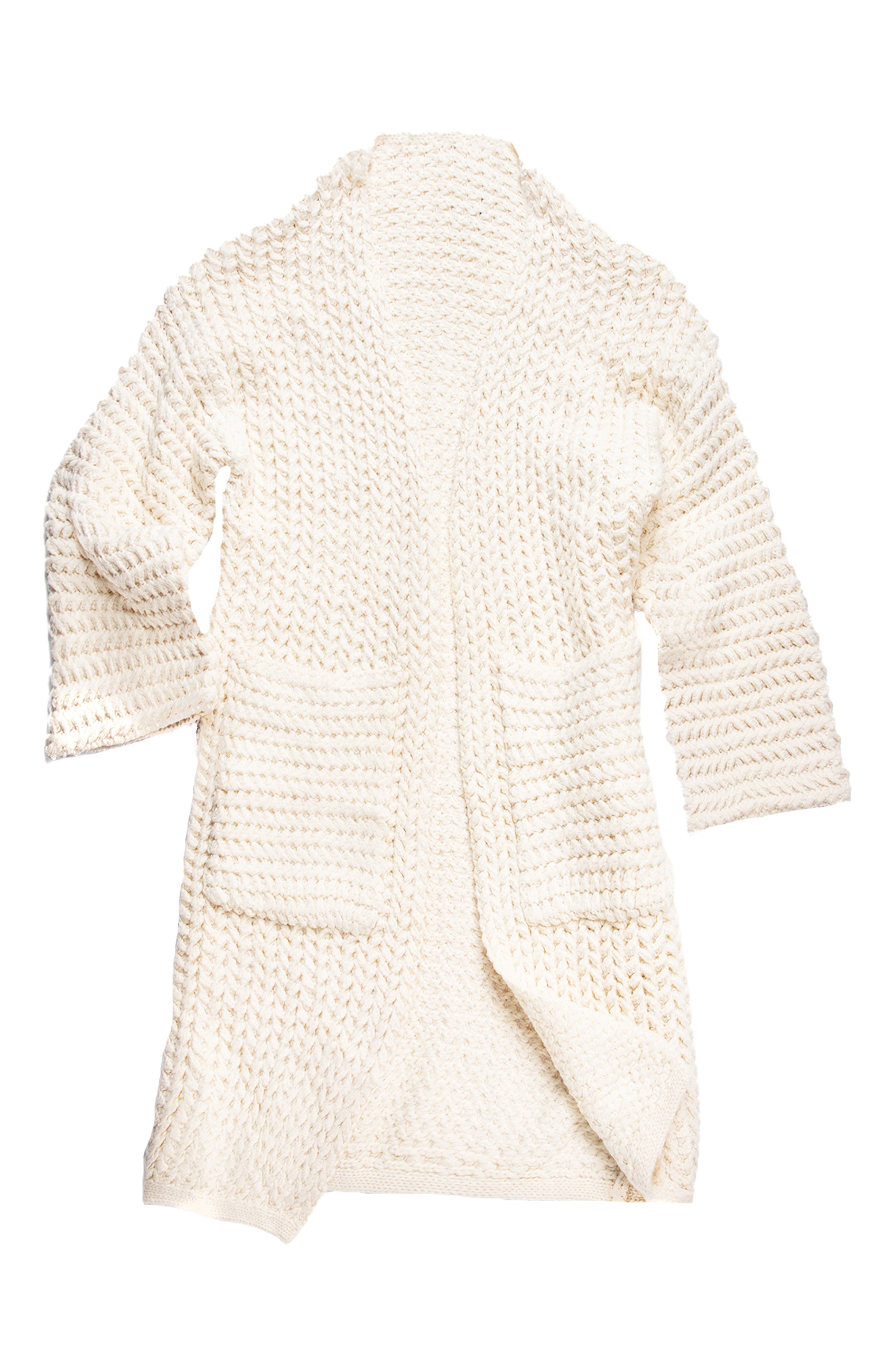 Knit Open Front Cardigan - image 2