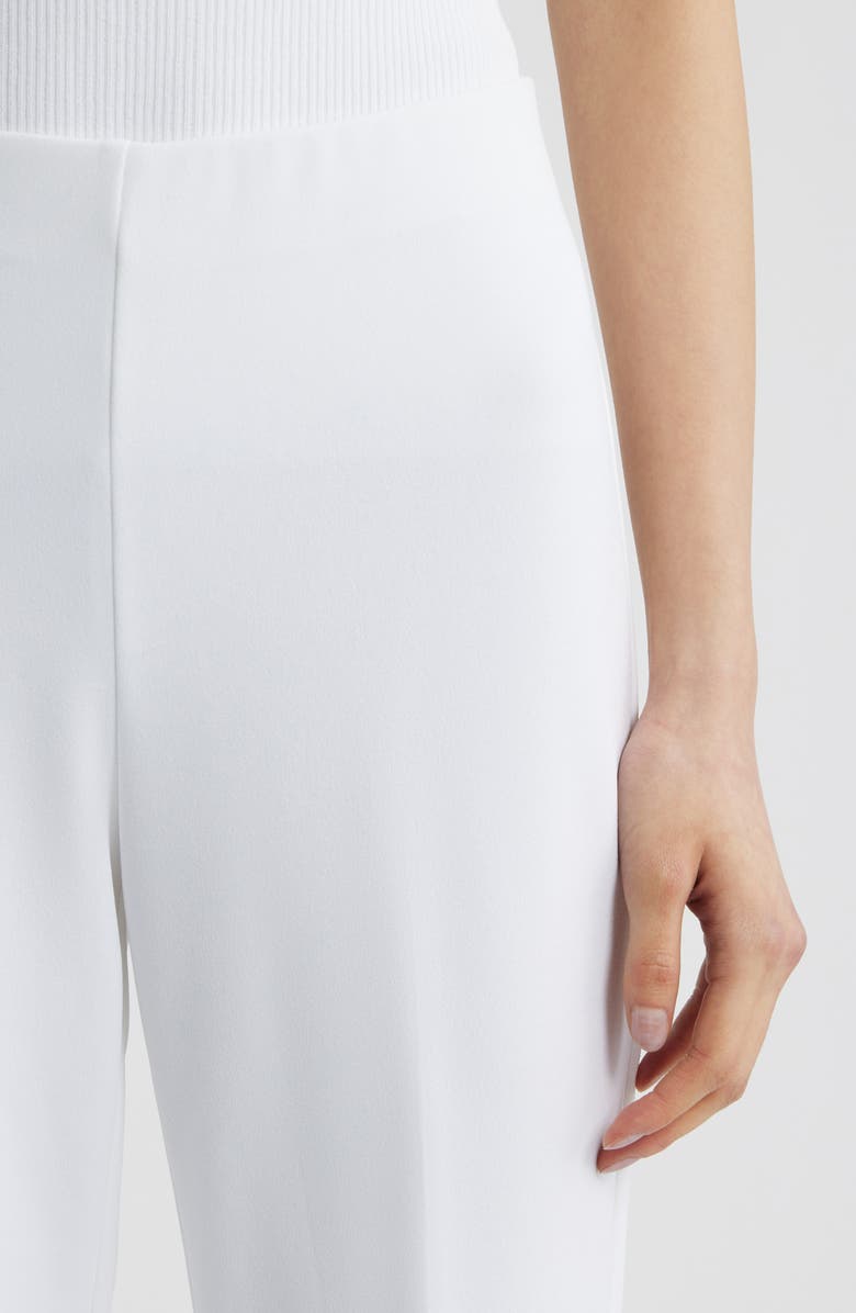 Anne Klein Hollywood Waist Ankle Pull-On Pants, Alternate, color, Crisp White