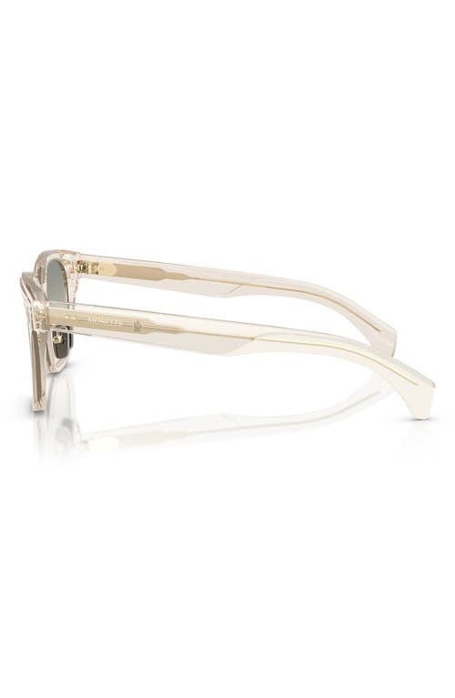 Moncler Claro 54mm Polarized Square Sunglasses In Yellow