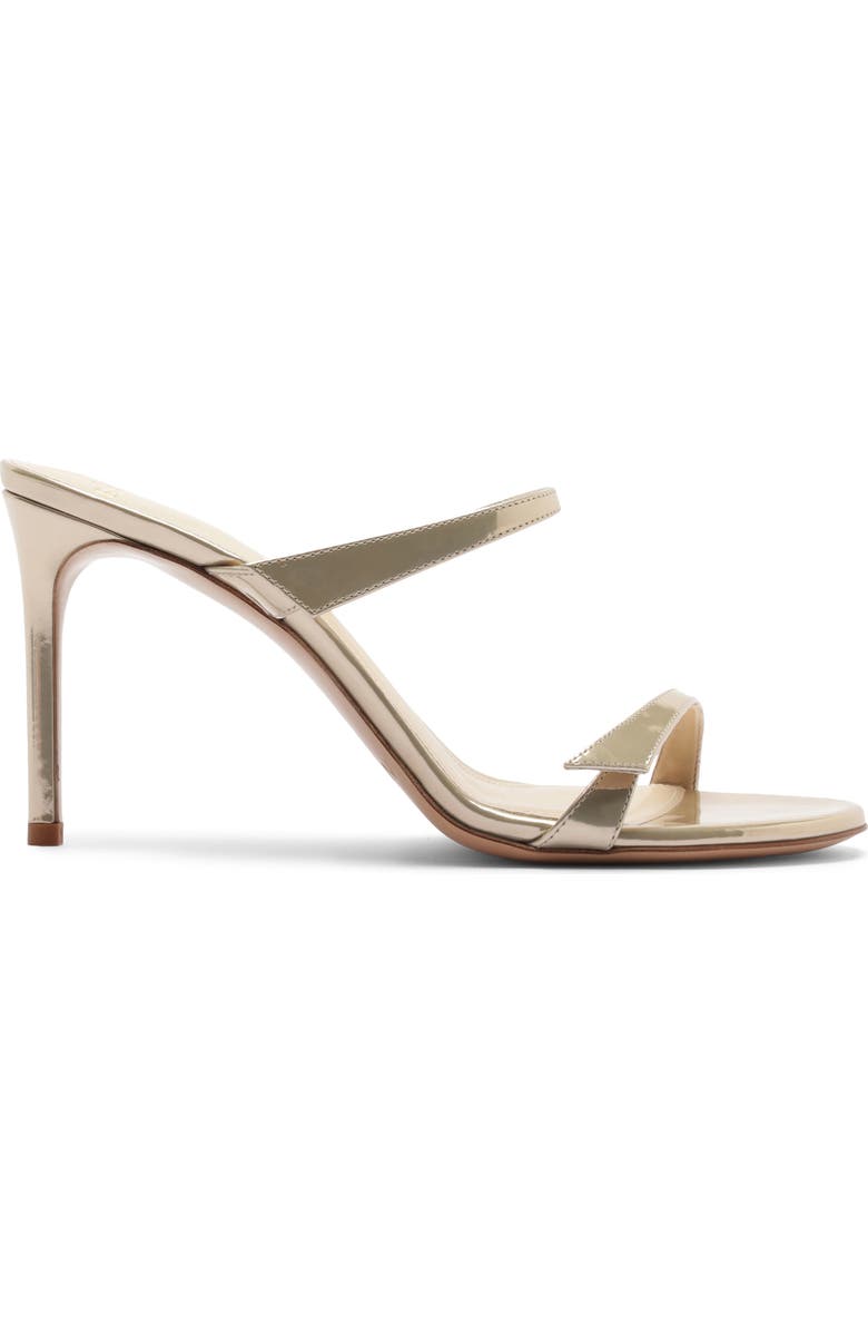 Alexandre Birman Tita Metallic Sandal, Alternate, color, Gold