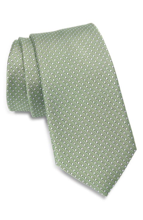 Tepper Dot Silk Jacquard Tie
