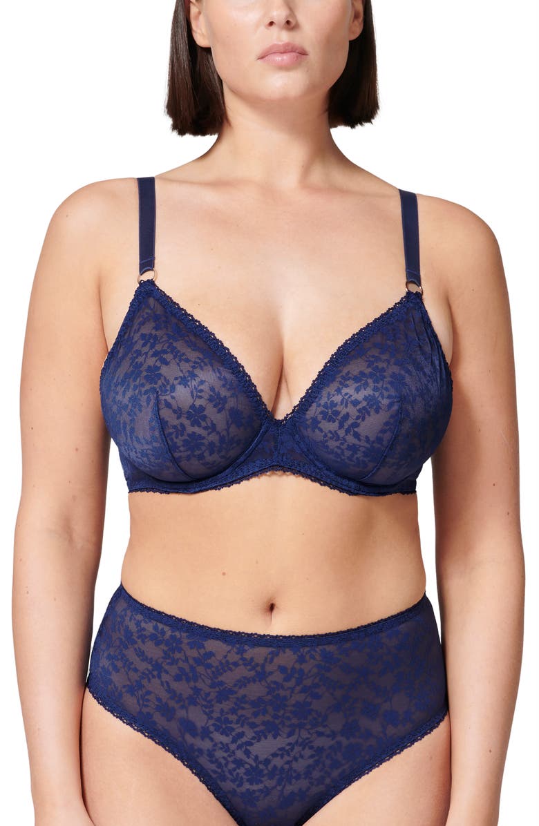 Simone Perele Thelma Underwire Plunge Bra, Alternate, color, 