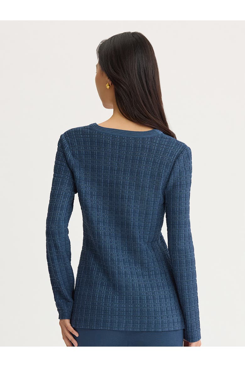 Tonal Tweed Knit Tunic, Alternate, color, Stardust