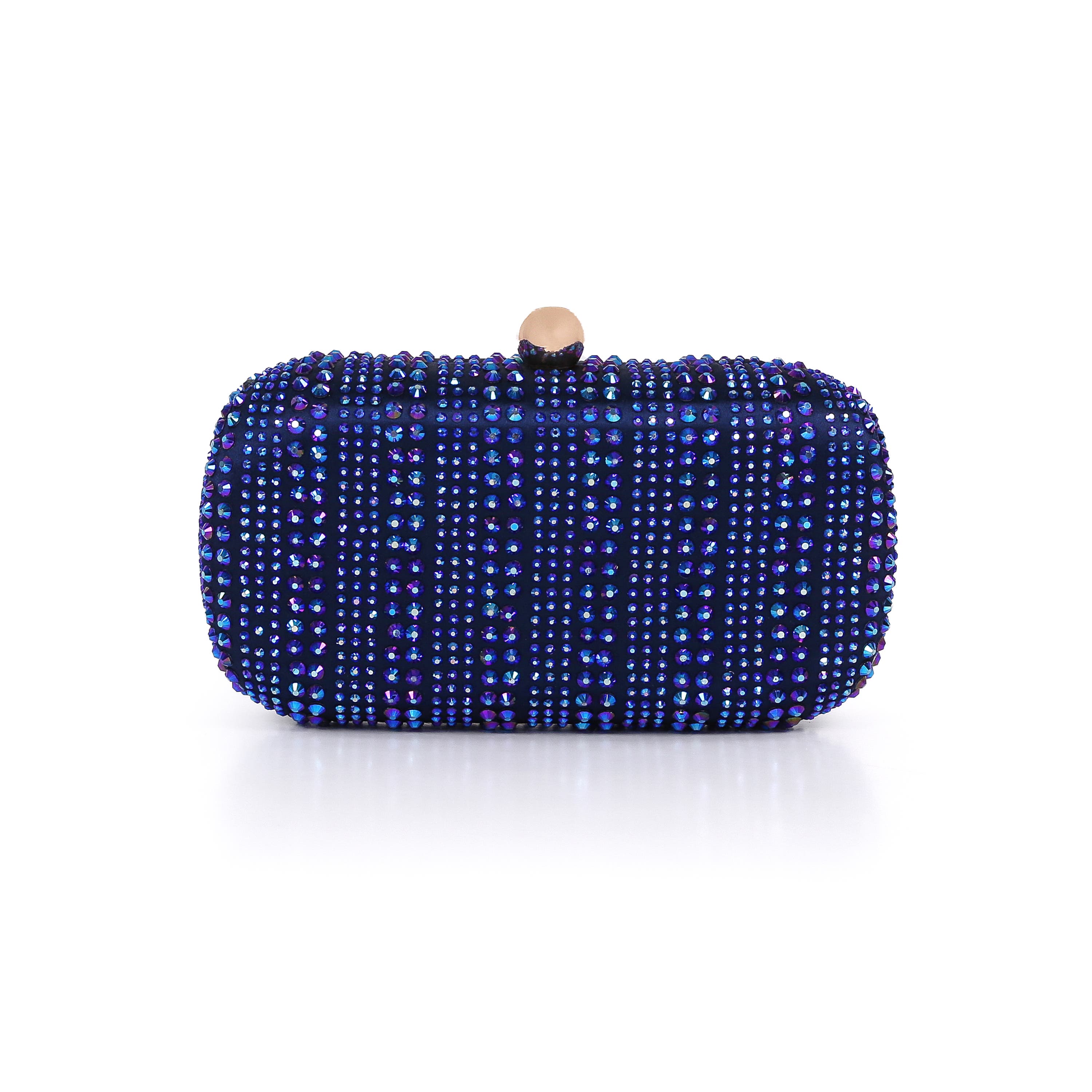 Harlow Crystal Minaudière, Alternate, color, Navy