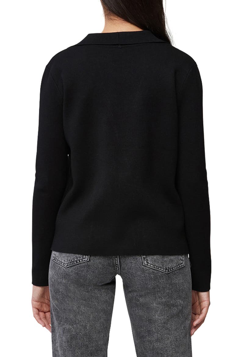 Ioni Shawl Collar Jacket, Alternate, color, BLACK