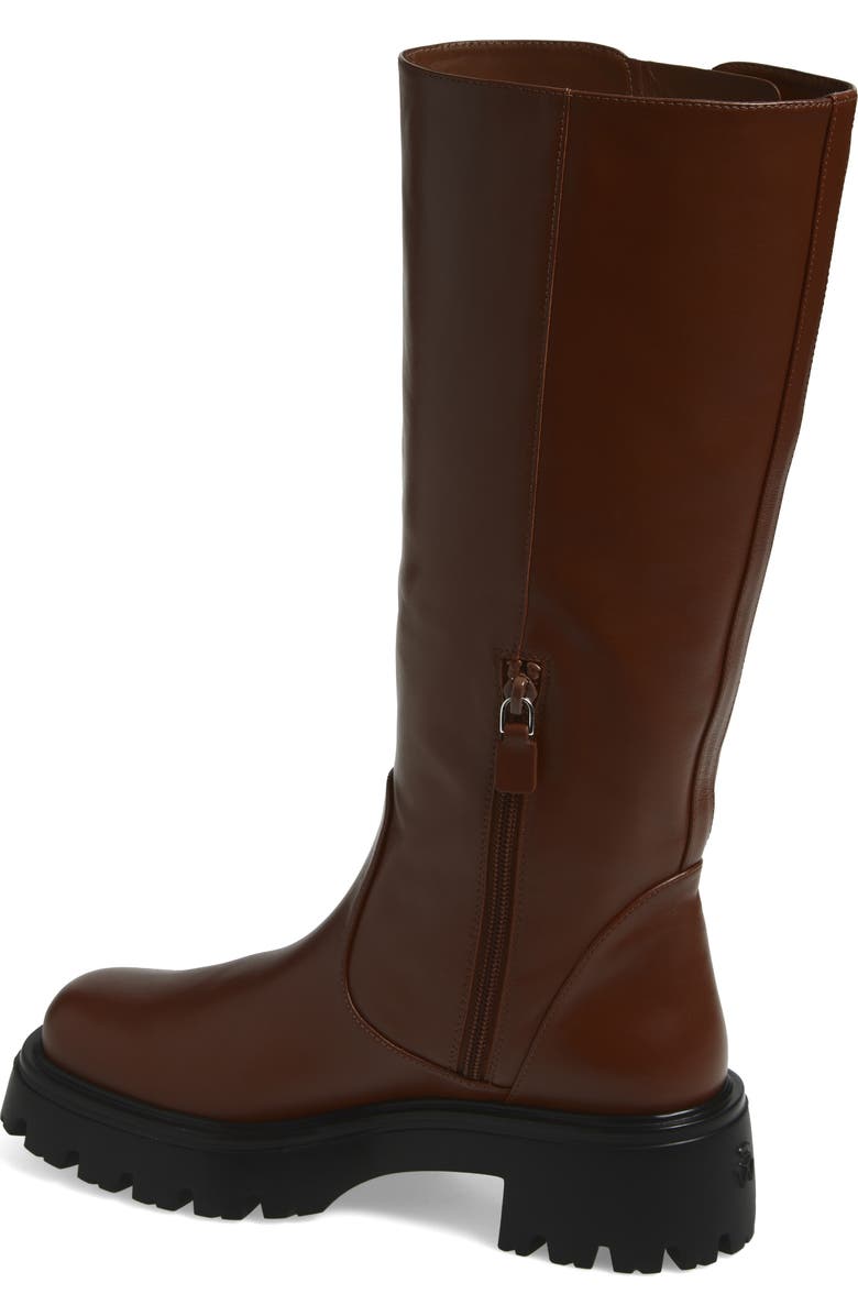 Stuart Weitzman Emerson Lug Sole Boot, Alternate, color, Deep Coffee