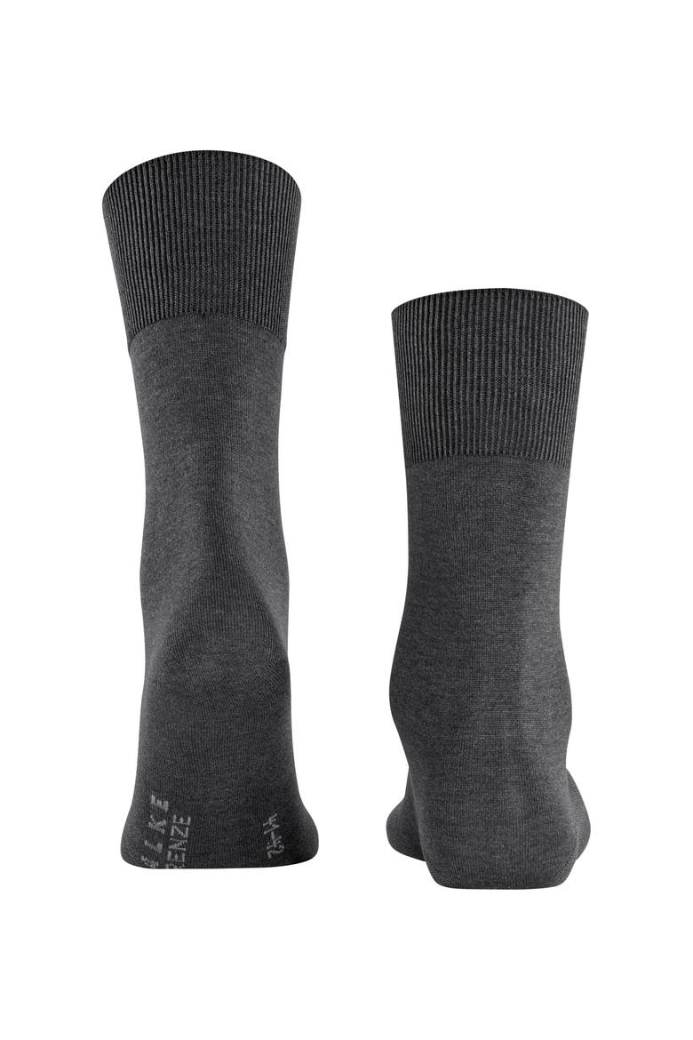 Firenze Elastic Free Dress Socks, Alternate, color, Anthracite Melange