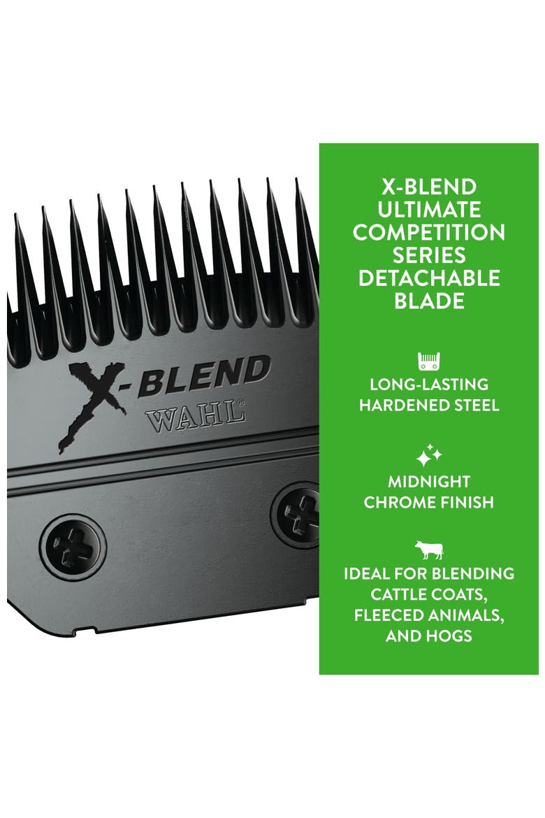 X-Blend Supreme Detachable Blade for Cattle and Sheep, Alternate, color, Black