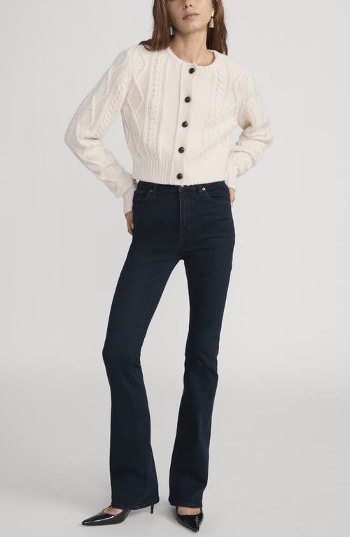 Frame The Reboot High Waist Bootcut Jeans In Blue