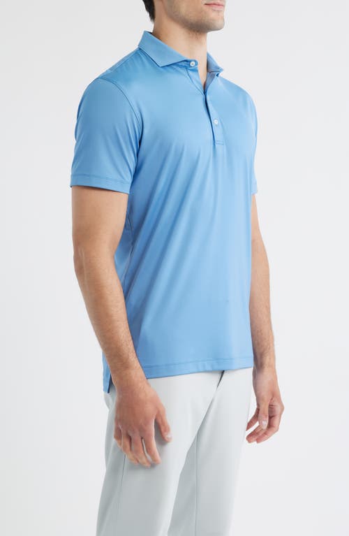 Johnnie-o Birdie Classic Fit Performance Polo In Blue