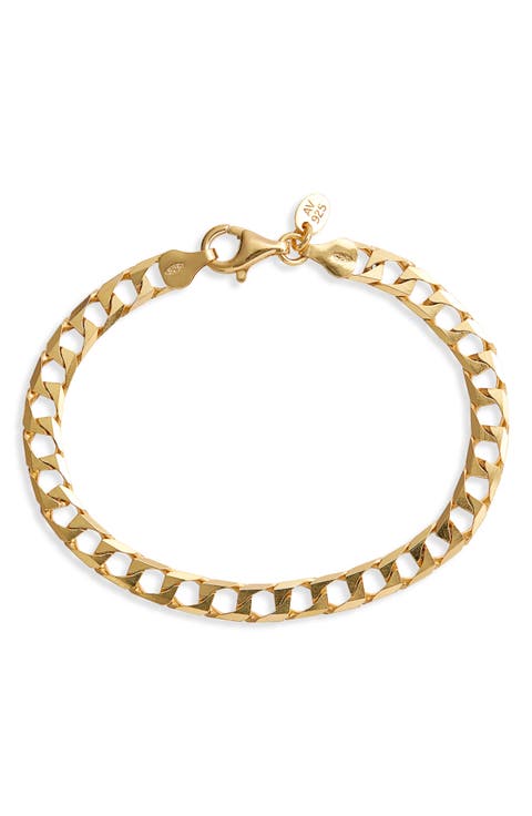 Square Curb Chain Bracelet