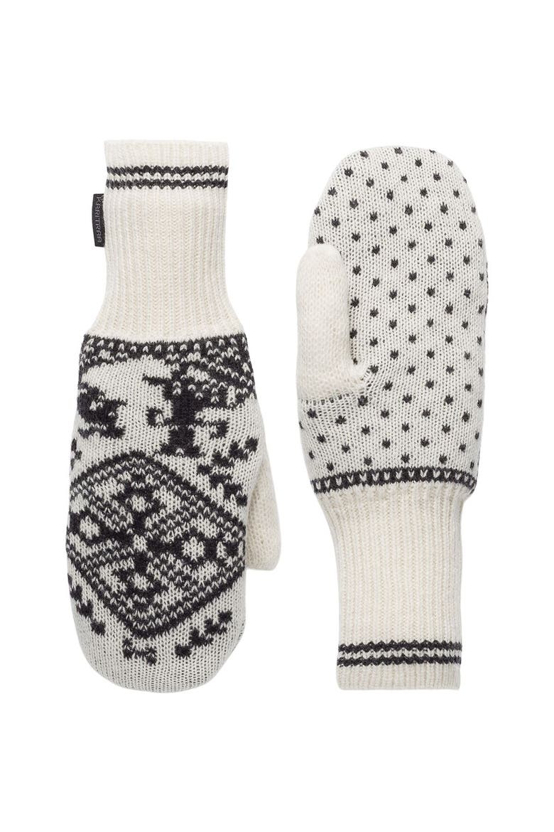 Saga Knit Mitten - Women's, Alternate, color, Nwhite