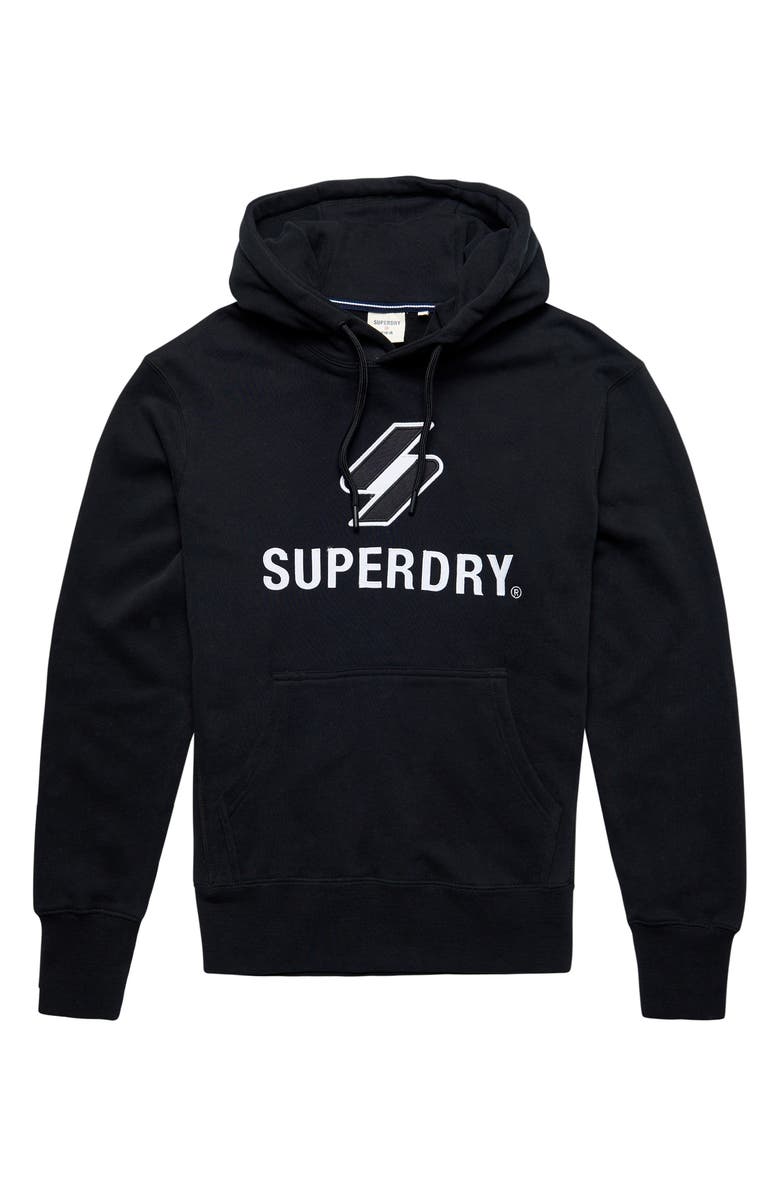Superdry Men's Code Stacked Appliqué Hoodie, Main, color, 