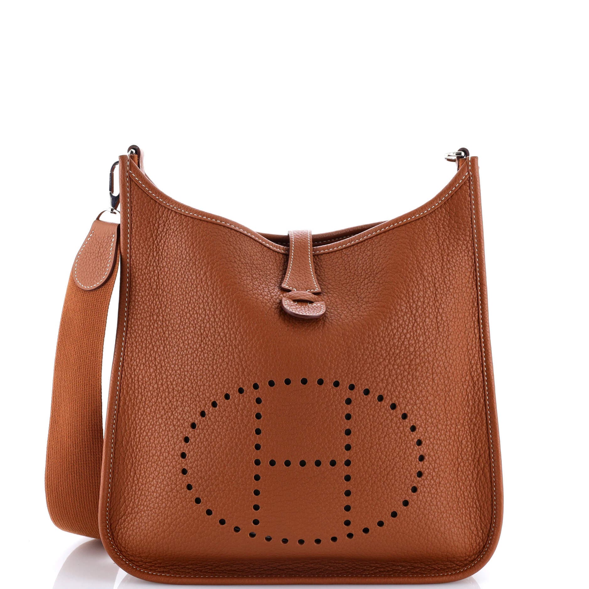Pre-Owned Hermes Evelyne Bag Gen I Clemence PM, Main, color, 