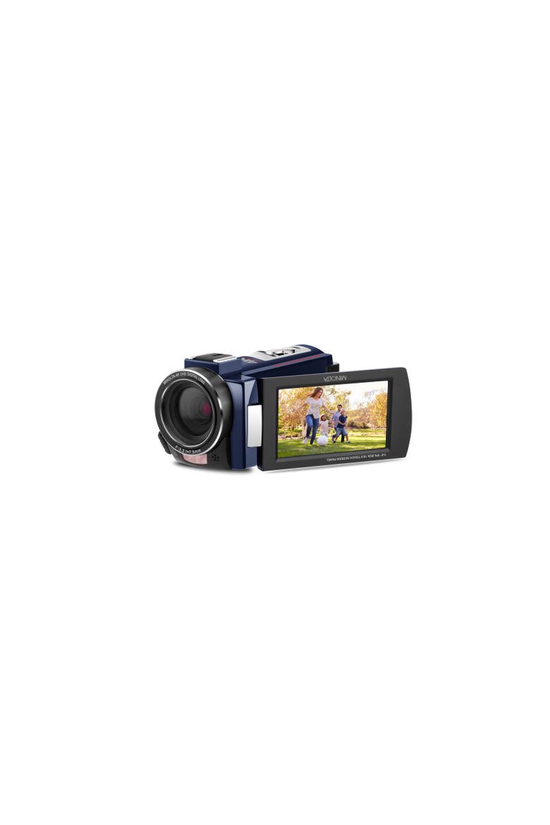 4K Ultra HD Infrared Night Vision Camcorder, Alternate, color, Blue