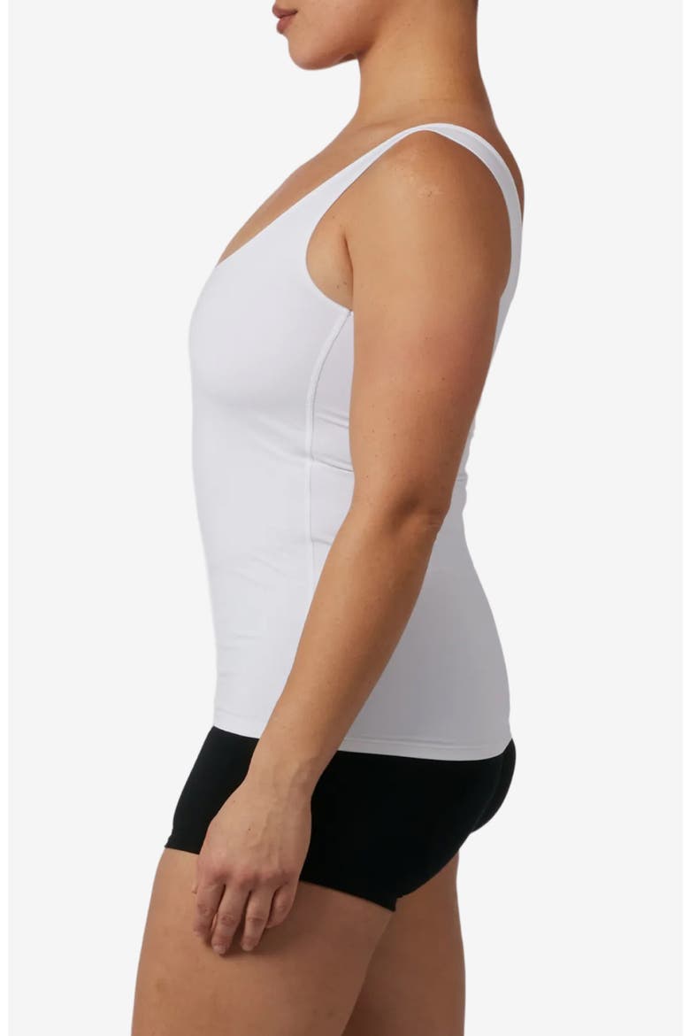 Compression Plus Tank, Alternate, color, WHITE