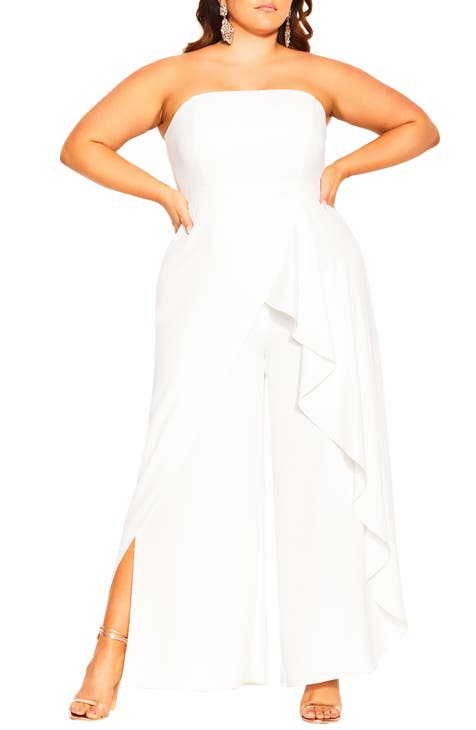 White Plus Size Jumpsuits Rompers Nordstrom