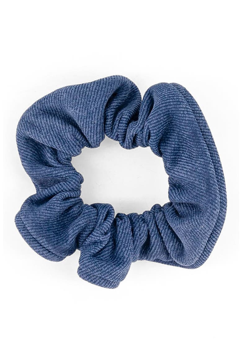 Allure Denim Scrunchie, Main, color, Blue