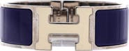 Pre-Owned Hermes Clic Clac H Bracelet Metal and Enamel Wide