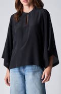 ocean+main Silk Wide Sleeve Top