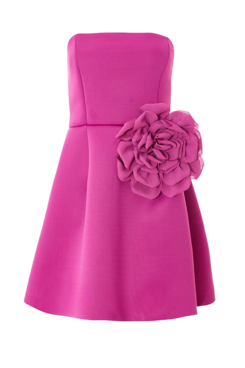 Quiz Scuba Foam Mini With 3d Flower In Magenta