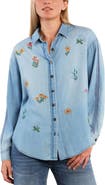 Billy T Wild Blossom Embroidered Shirt