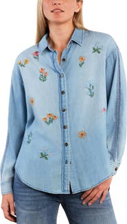 Billy T Wild Blossom Embroidered Shirt