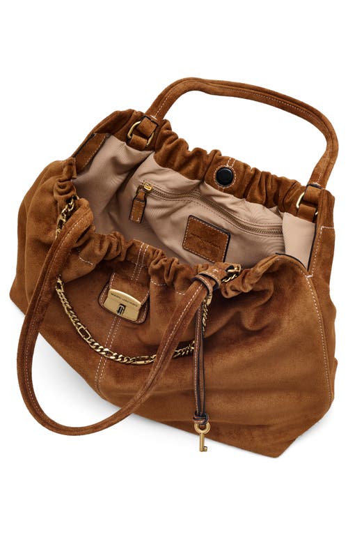 Marc Jacobs The Cristina Suede Tote In Brown