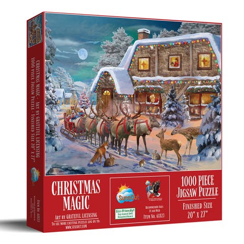 Christmas Magic 1000 piece Jigsaw Puzzle for Adults