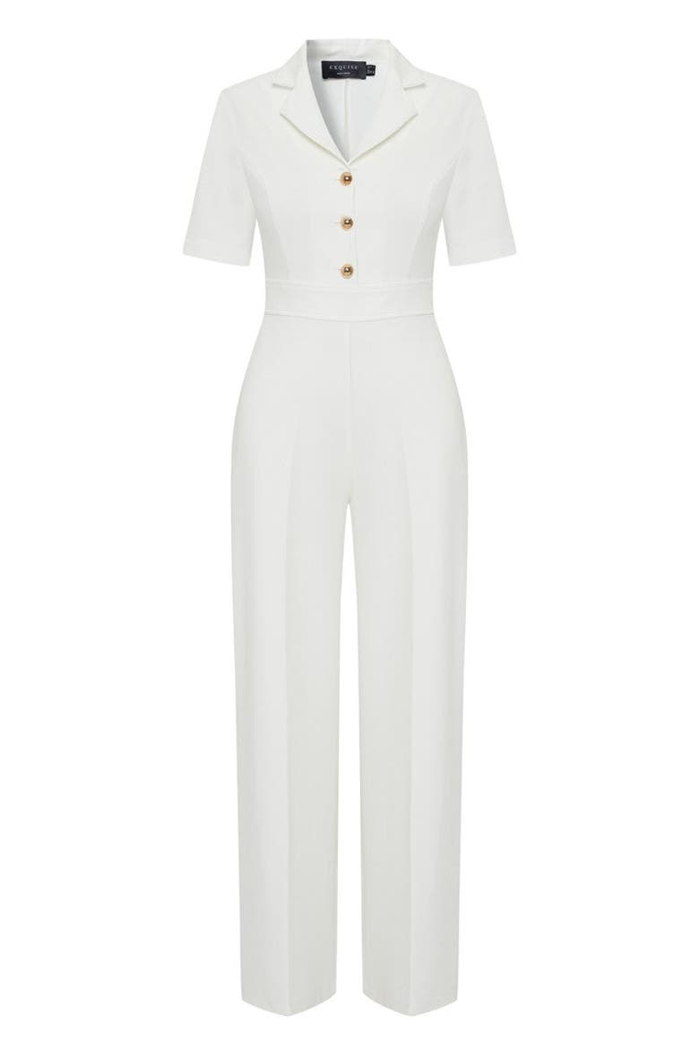 Lucille Jumpsuit, Alternate, color, WHITE