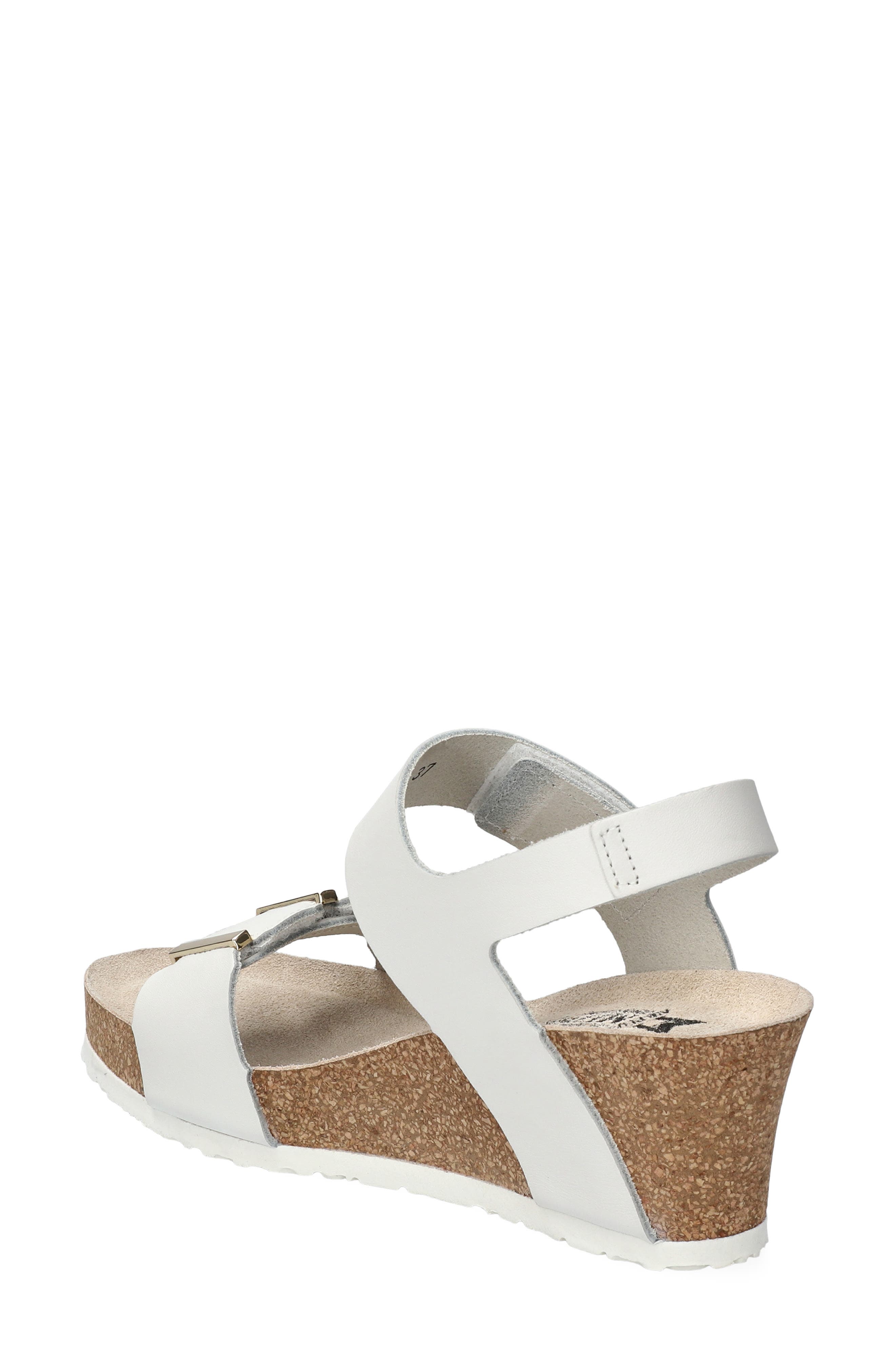 Mephisto Leonore Ankle Strap Sandal, Alternate, color, White