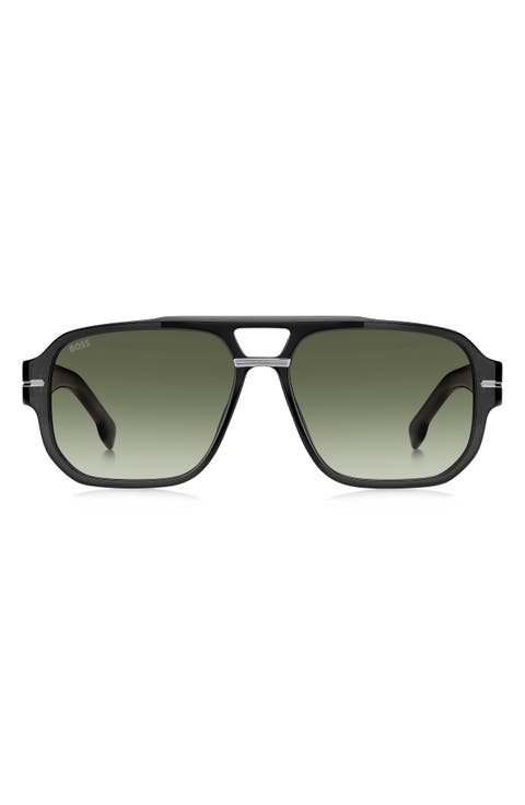 57mm Rectangular Sunglasses