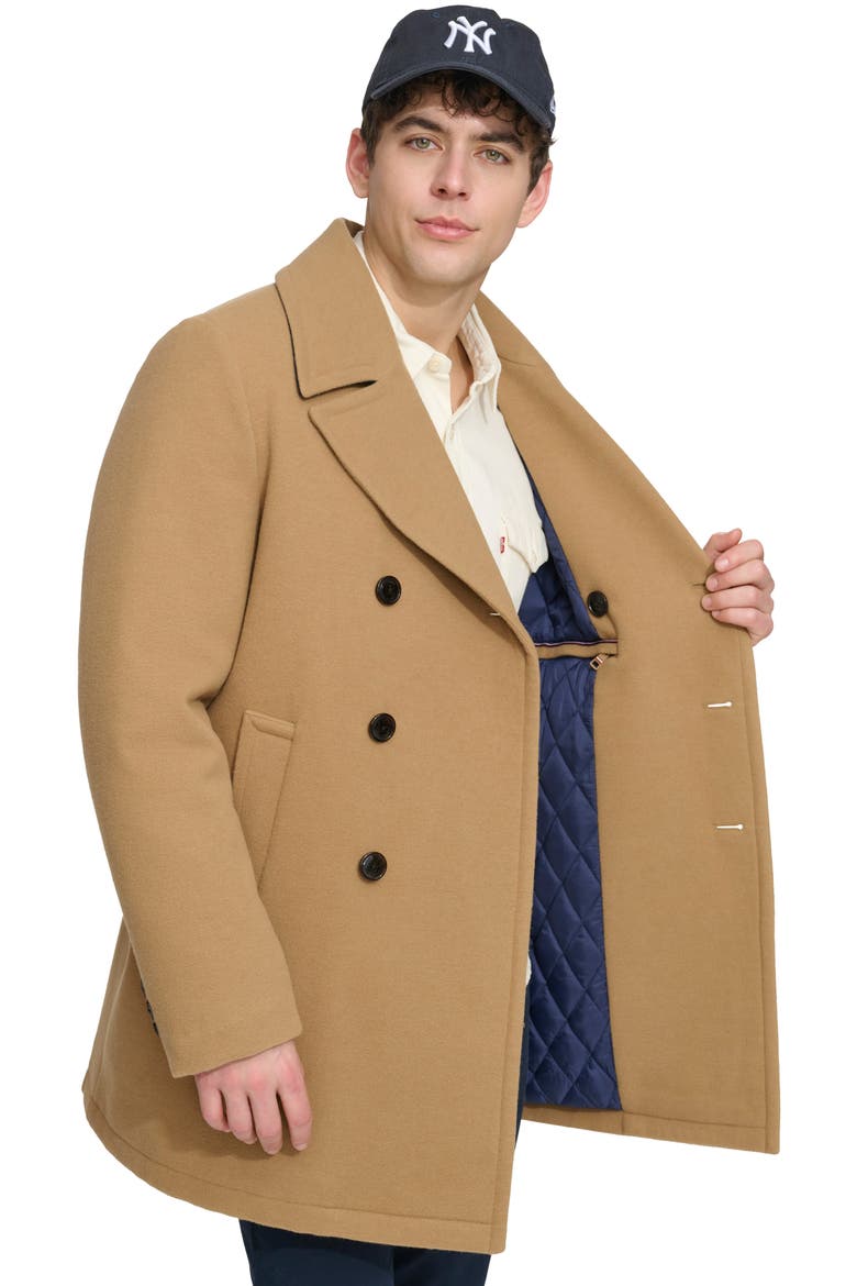 Double Breasted Walking Coat, Alternate, color, TAN