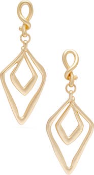 SAACHI Diamond Duo Dangle Drop Earrings