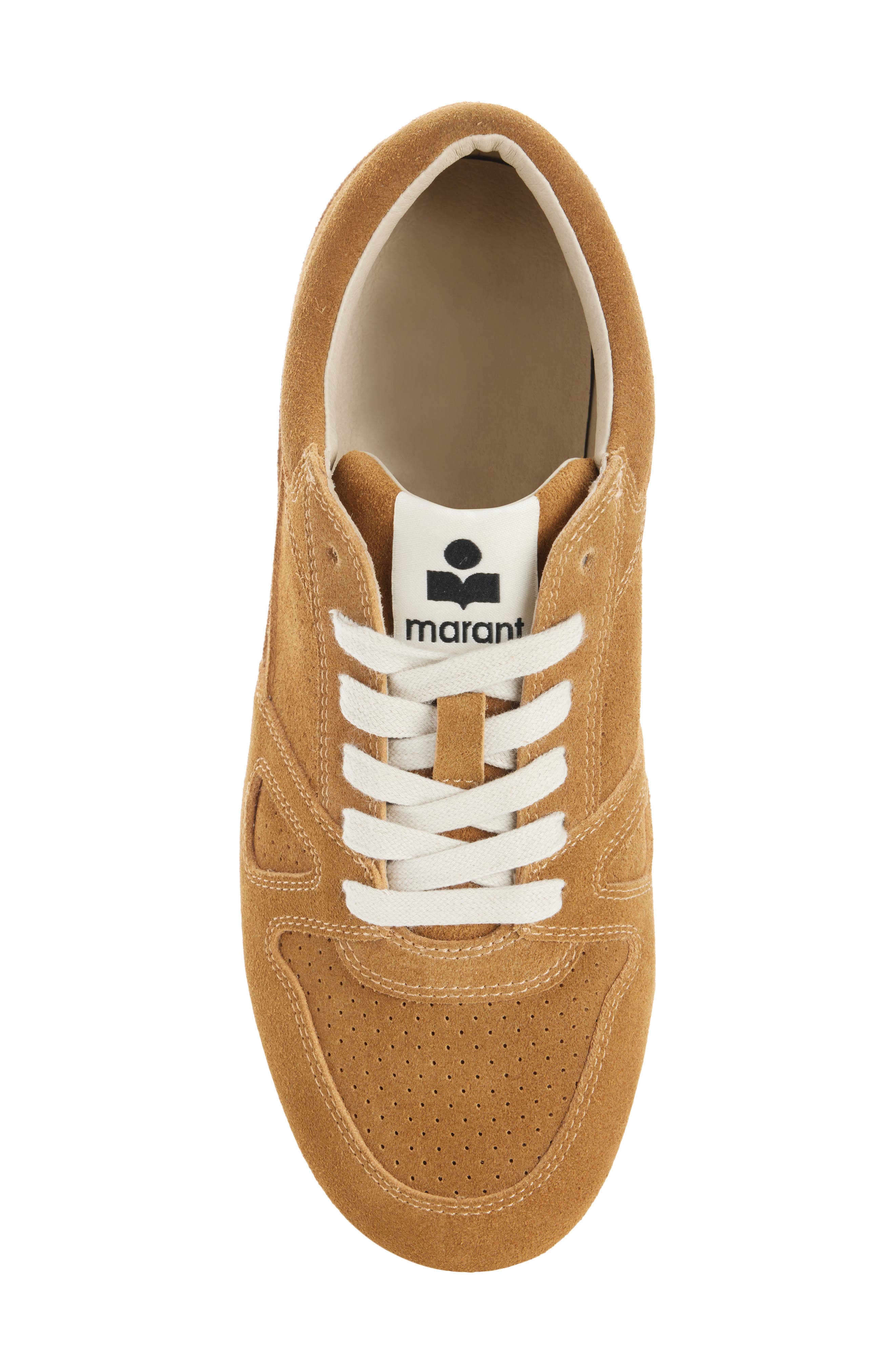 Isabel Marant Senny Low Top Sneaker, Alternate, color, Cognac