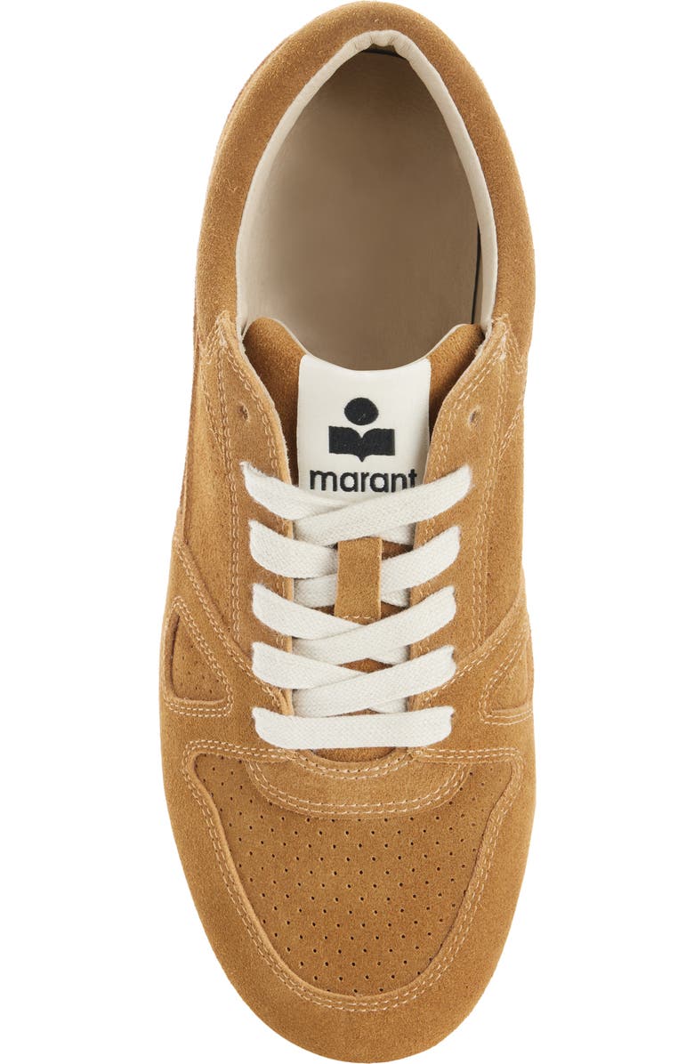 Isabel Marant Senny Low Top Sneaker, Alternate, color, Cognac