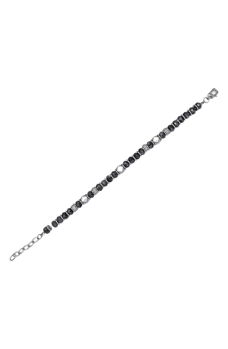 EYE CANDY LOS ANGELES Men's Asher Labradorite Beaded Bracelet, Alternate, color, 