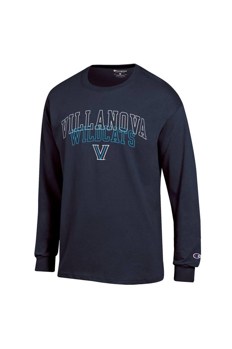 Men's Champion  Navy Villanova Wildcats Team Long-Sleeve T-Shirt, Alternate, color, Navy