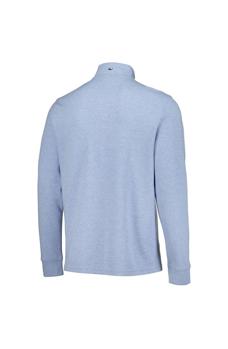 vineyard vines Men's Vineyard Vines Light Blue Kentucky Derby 150 Saltwater Quarter-Zip Pullover Top, Alternate, color, 