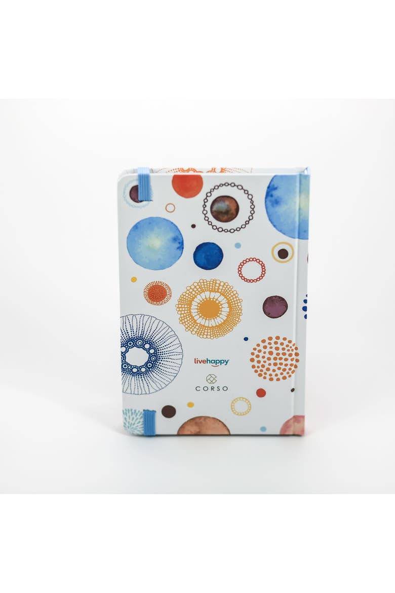Live Happy Notebook, Alternate, color, Multicolored